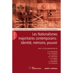 Les Nationalismes majoritaires contemporains: identité, mémoire, pouvoir