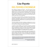 Des femmes d’honneur