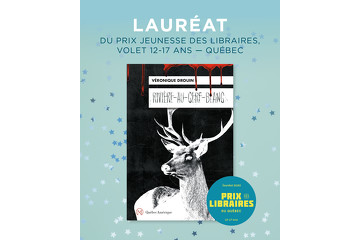 Rivière-au-Cerf-Blanc de Véronique Drouin lauréat d'un Prix jeunesse des libraires 2020