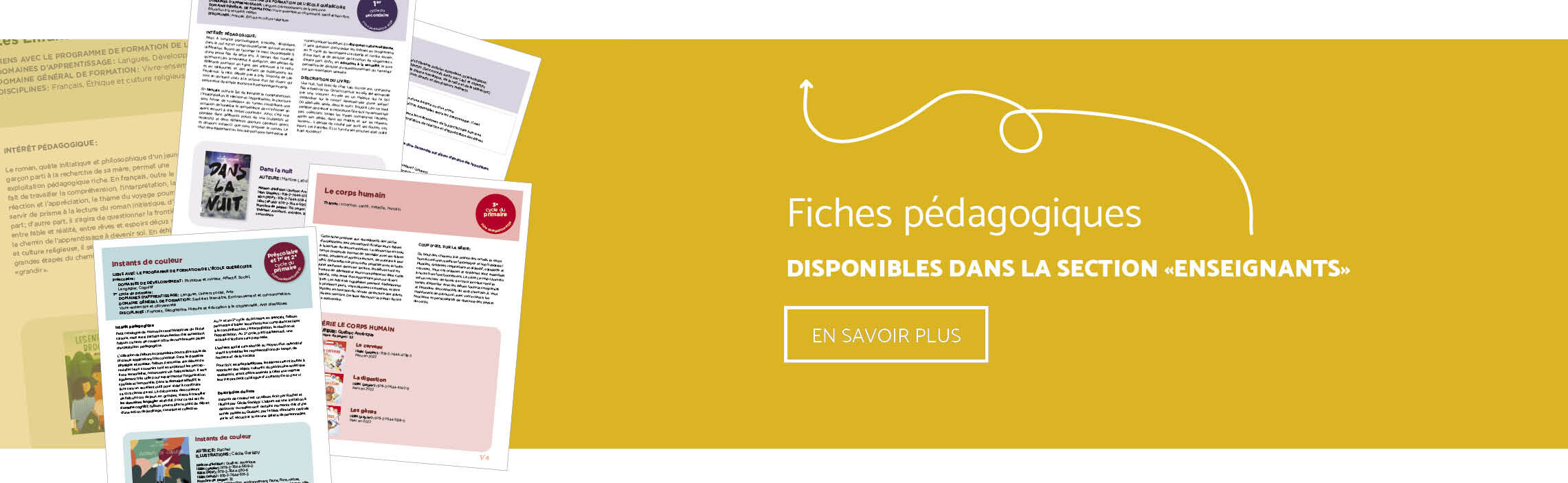 Fiches p&eacute;dagogiques