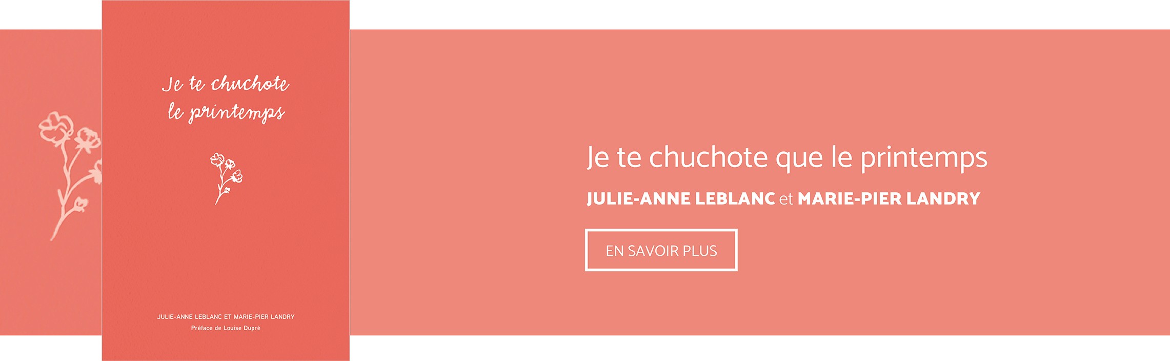 Je te chuchote le printemps