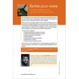 Écrire pour vivre